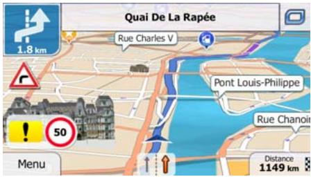 MAPPY ULTI X575 CAMP EUROPE - Présentation du virage et Prochaine rue - 1