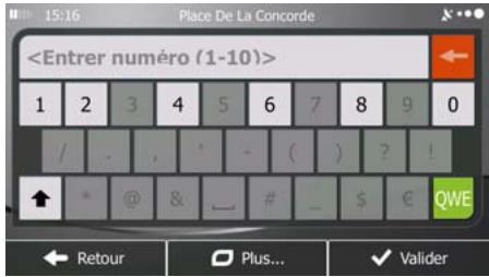 MAPPY ULTI X575 CAMP EUROPE - Saisissez le numéro de l'habitation : - 3