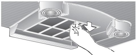 BOSCH DKE655755955M - Removing the filter: - 1