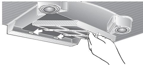 BOSCH DKE655755955M - Metal-fedtfiltrene tages ud og sættes ind: - 1