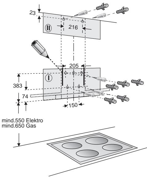 BOSCH DKE655755955M - Als vaste aansluiting nodig is: - 1