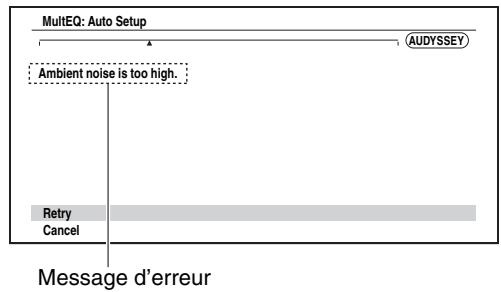 ONKYO TX-NR727B - Messages d'erreur - 1