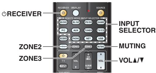 ONKYO TX-NR727B - ■ Utilisation sur la télécommande - 1