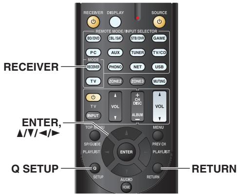 ONKYO TX-NR727B - Utilisation de l'installation rapide - 1
