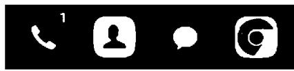 HUAWEI P9 LITE BLACK - Badges de notification - 1