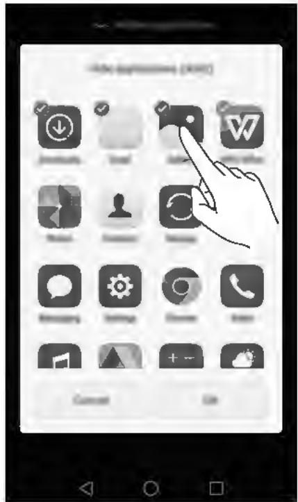 HUAWEI P9 LITE BLACK - Supprimer un widget ou une icône - 4
