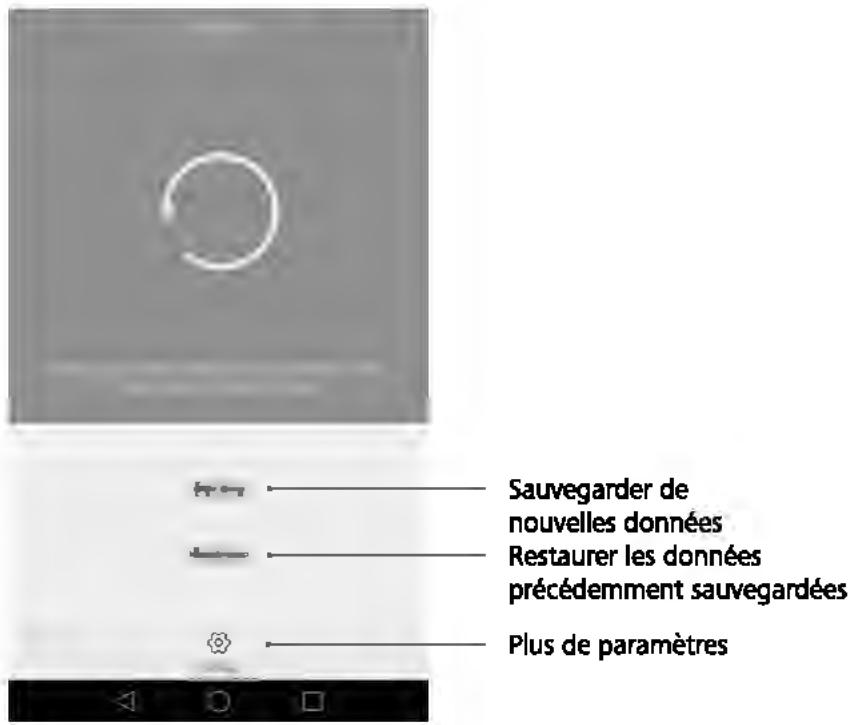 HUAWEI P9 LITE BLACK - Utiliser l'application Sauvegarde pour transférer des données - 1