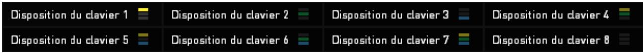 RAZER ORBWEAVER 2014 - Dispositions du clavier - 1