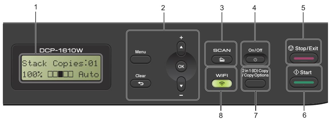 BROTHER MFC-1910DW - Modèles DCP - 2