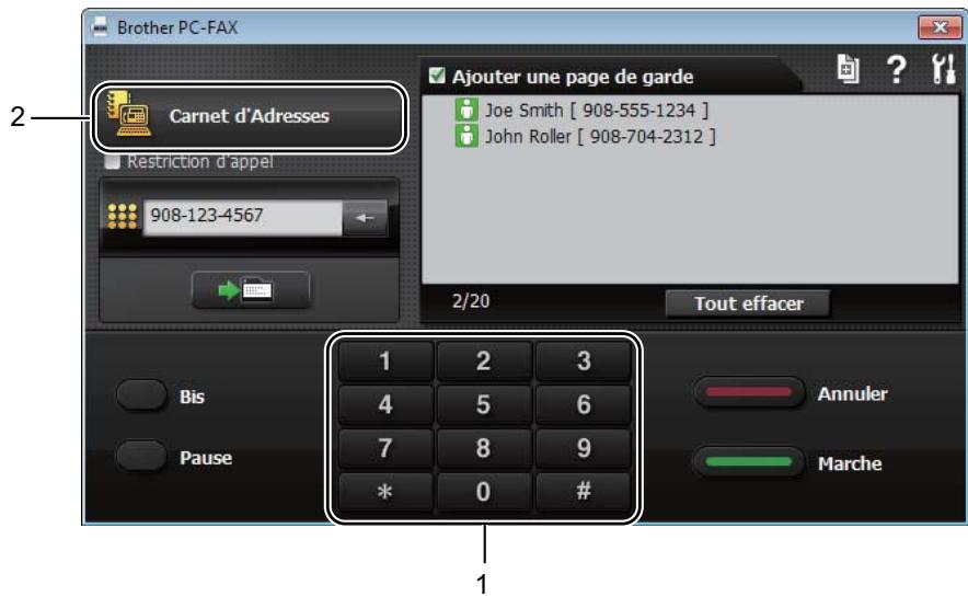 BROTHER MFC-1910DW - Envoi d'un fichier en tant que PC-FAX - 2