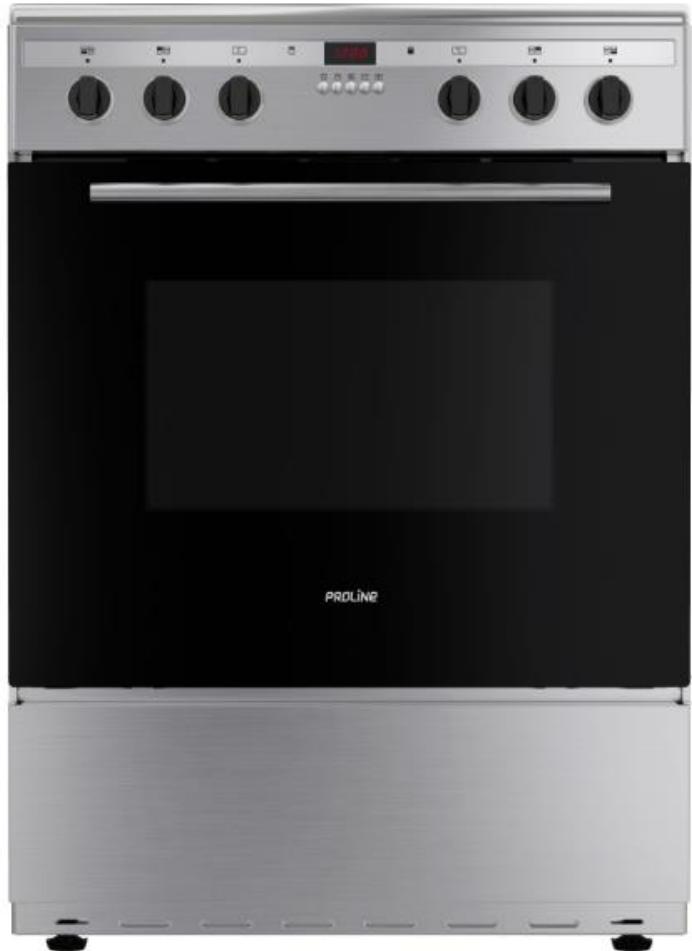 PROLINE P6OIMCIXT - Cuisinière électrique autoportante Freestanding Electric Cooker Vrijstaand elektrisch fornuis - 1