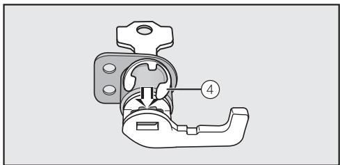 MIELE KWL 4712 SED INOX - Interchanger la serrure : - 5