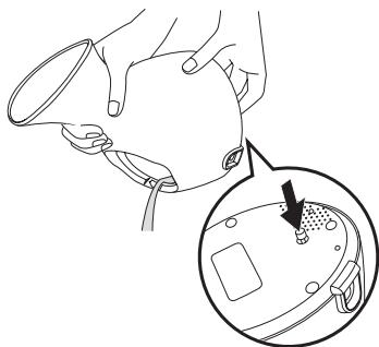 PANASONIC EH-SA31VP503 - Jetez l'eau contenue dans I'unité principale. - 1