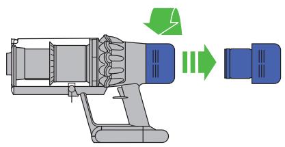 DYSON V11TotalClean - Pulizia del filtro - 2
