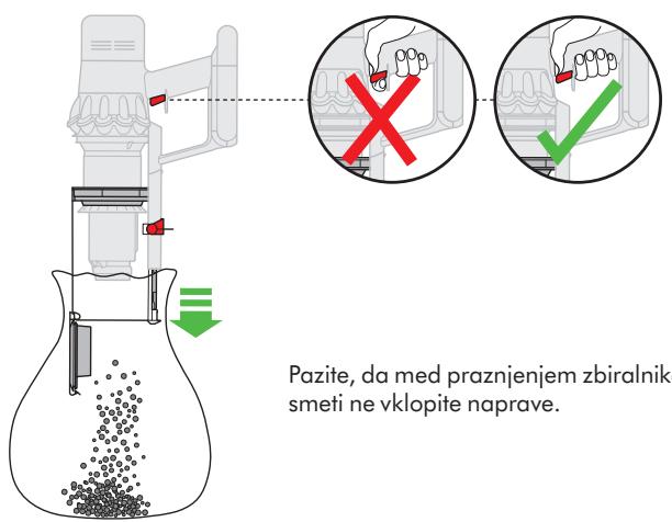 DYSON V11TotalClean - Praznijenje zbiralnika smeti - 3