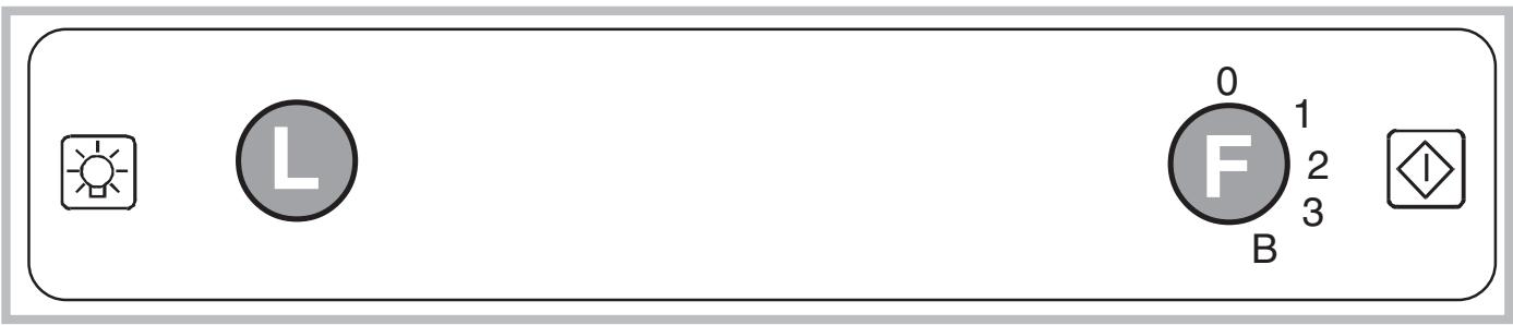 SCHOLTES HA629WHBLANC - Bandeau de commande de la hotte HI 439 - 1