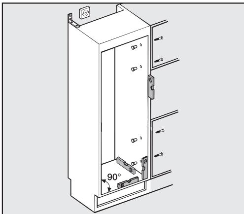 MIELE FN3402 - Fixer les amortisseurs de porte - 4