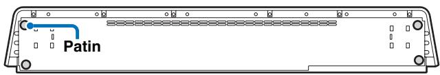 YAMAHA YSP-2200 - Retrait des pieds du système principal - 1