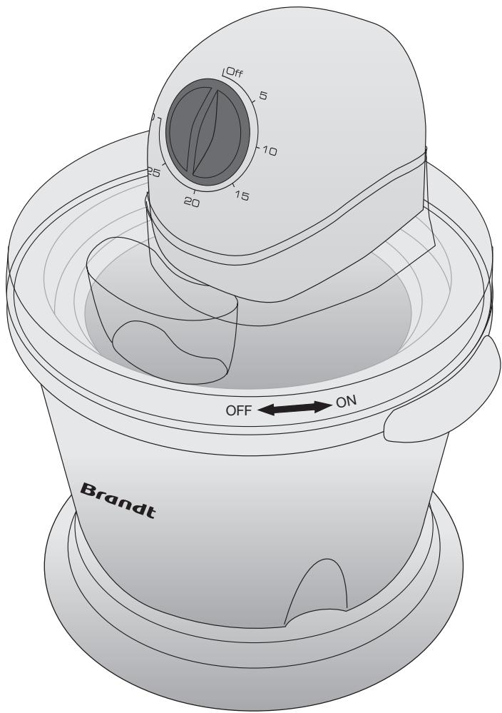 Brandt OFF 5 10 15 20 OFF ← ON