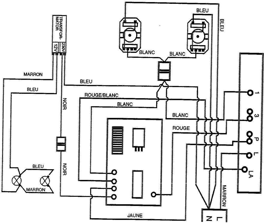 SCHOLTES HV 36 WC - Raccordement électrique - 1