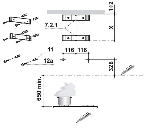 FALCON FELHDC 110 SG INOX - Perçage Paroi et Fixation Brides - 1
