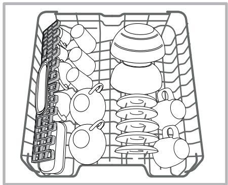 INDESIT DFP28B16FR - Panier supérieur - 1