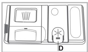 INDESIT DFP28B16FR - Charger le produit de rinçage - 1