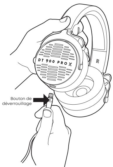 BEYERDYNAMIC dt900pro-x - BRANCHEMENT DU CÂBLE - 1