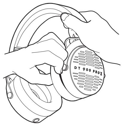 BEYERDYNAMIC dt900pro-x - REplacement DES COUSSINETS - 1