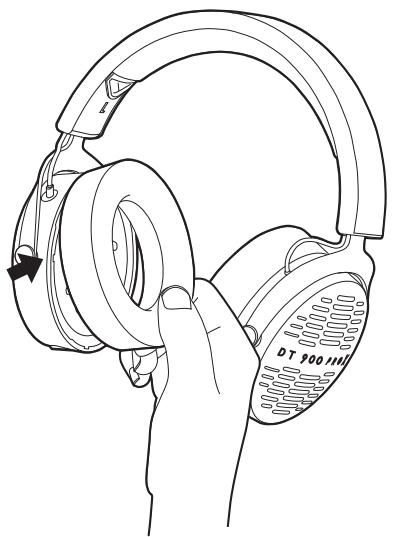 BEYERDYNAMIC dt900pro-x - REplacement DES COUSSINETS - 2