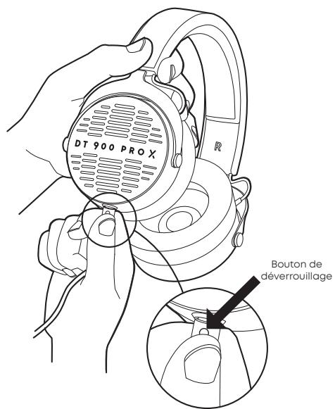 BEYERDYNAMIC dt900pro-x - BRANCHEMENT DU CÂBLE - 2