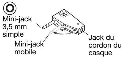 BOSER CASAR QC3I - Connexion à une prise mini-jack - 1
