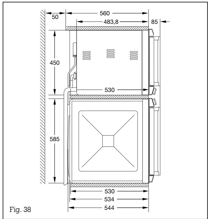 GAGGENAU ED 231-110 - Pose au-dessus de EB - 1