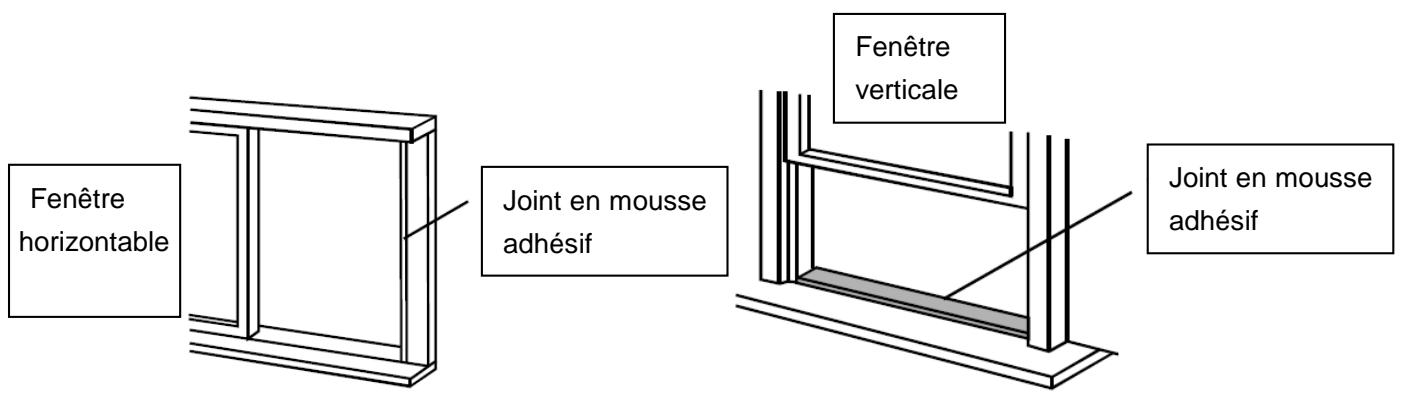 AERIAN AACSOcO - Installer le tuyau d'évacuation sur la barre coulissant de fenêtre - 2