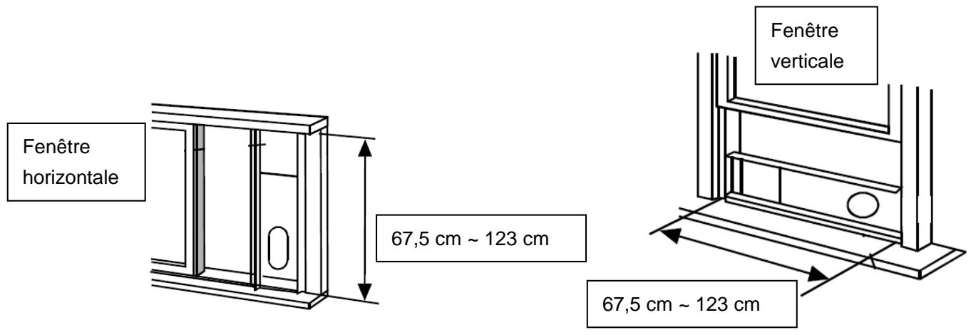 AERIAN AACSOcO - Installer le tuyau d'évacuation sur la barre coulissant de fenêtre - 3