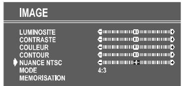 HITACHI NC - Réglage de la fonction NUANCE NTSC - 1
