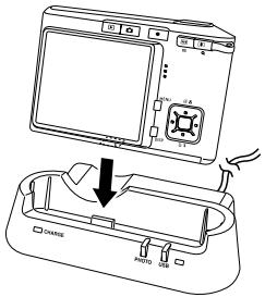 CASIO EXILIUM EX-S 500G - Posez-le sur la station USB. - 1