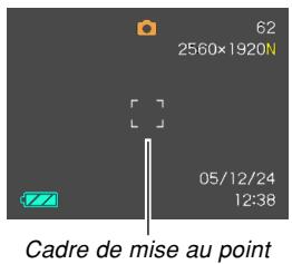 CASIO EXILIUM EX-S 500G - ■ Spécification de la zone d'autofocus - 1