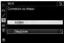 NIKON D5500+AF-P 18-55 - Activez le Wi-Fi intégré de l'appareil photo. - 2