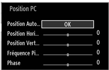 BRANDT B2211 LED FHD - Réglages de l'image du PC - 1