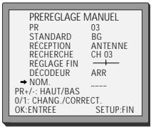 DAEWOO SG 9100 S ARGENT - Réglage - 5