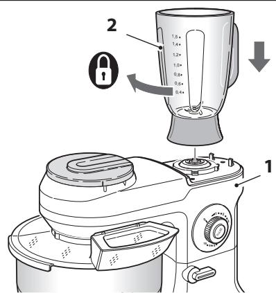 OHMEX OHM-SMX-6100/BLK - UTILISATION COMME MIXEUR - 2