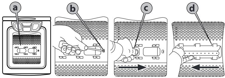INDESIT BTWCL50300FR/N - Récupérer un objet qui tombe entre le tambour et le caisson - 1