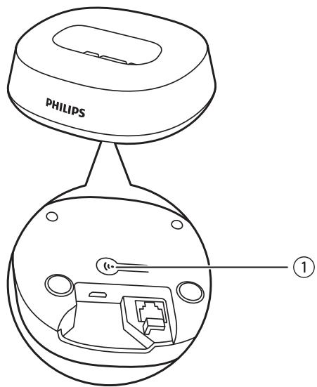 PHILIPS D1411 - Présentation de la base - 1