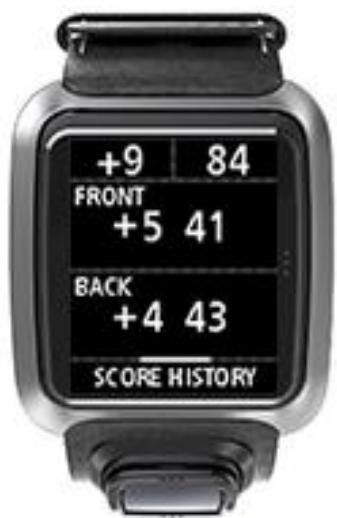 TOMTOM GOLFER GRiSE - Consulter les scores precedents - 2