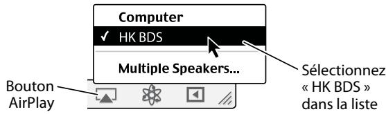HARMAN KARDON BDS880/230-B2 - Écoute d'un média via AirPlay® - 1