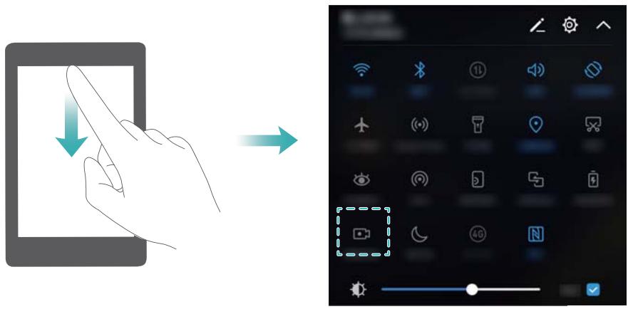 HONOR 8PRONOIR - Utiliser l'interrupteur de raccourci d'enregistrement d'écran - 1