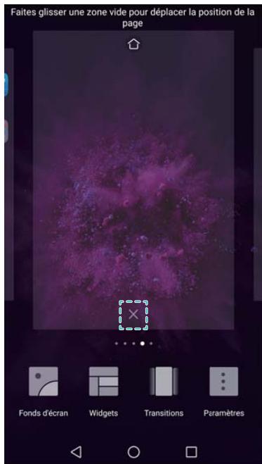 HONOR 8PRONOIR - Supprimer des écrans d'accueil - 1