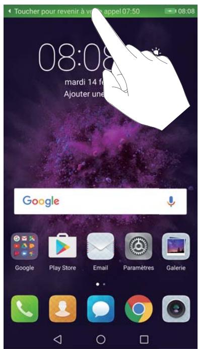 HONOR 8PRONOIR - Options dispensibles pendant un appel - 2