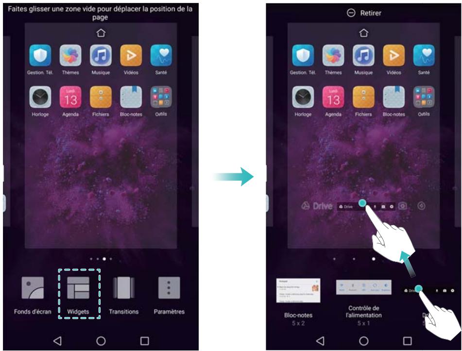 HONOR 8PRONOIR - Ajouter des widgets - 1